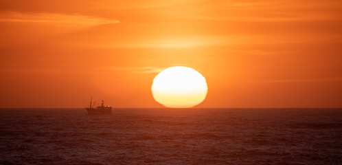 Fototapeta premium Hanstholm Sunset 