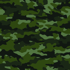 Dark camouflage. Vector form of clothing. Print for printing.