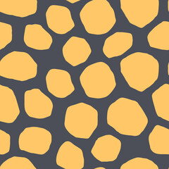 Abstract modern giraffe seamless pattern. Animals trendy background. Colorful decorative vector stock illustration for print, card, postcard, fabric, textile. Modern ornament of stylized skin