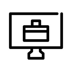 job icon or logo isolated sign symbol vector illustration - high quality black style vector icons
