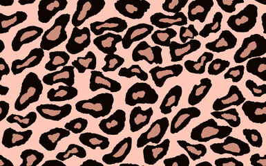 Abstract modern leopard seamless pattern. Animals trendy background. Color decorative vector stock illustration for print, card, postcard, fabric, textile. Modern ornament of stylized skin