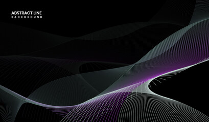 Abstract wavy line background