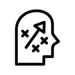 strategy plan icon or logo isolated sign symbol vector illustration - high quality black style vector icons
