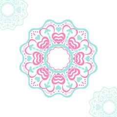 Circle mandala ethnic mandala art ornament