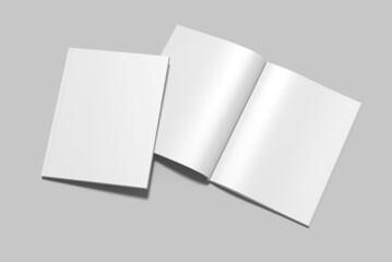 Us Letter Magazine Mockup 