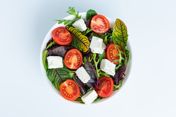 Fresh lettuce. Salad in a bowl