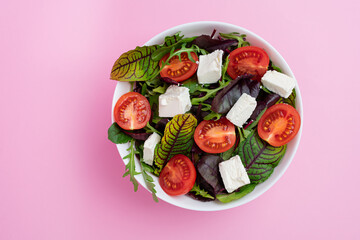 Fresh lettuce. Salad in a bowl