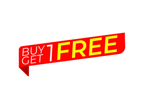 buy 1 get 1 free label banner template. Shop now 