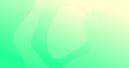 Image of green gradient lines waving in seamless loop