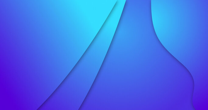 Image of blue gradient lines waving in seamless loop