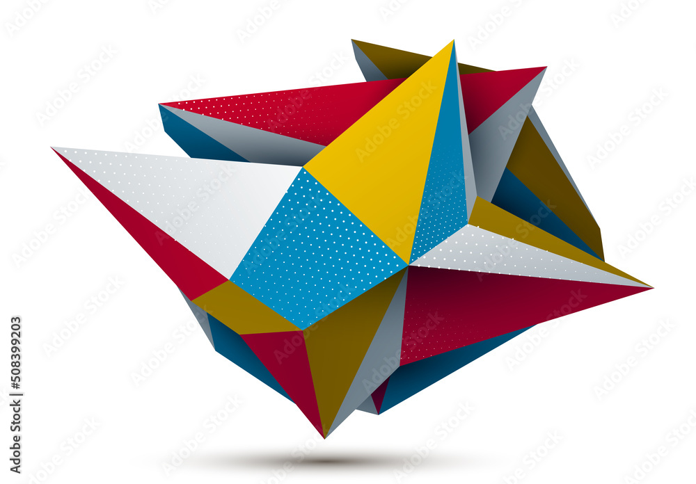 Poster polygonal form vector abstract design, modern futuristic shape ai neural network concept, dynamic te