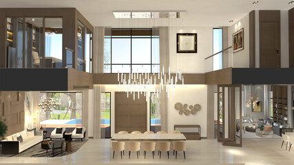 interior of a modern residential 