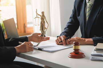 Law, Consultation, Agreement, Contract, Lawyers advice on litigation matters and sign contracts as...