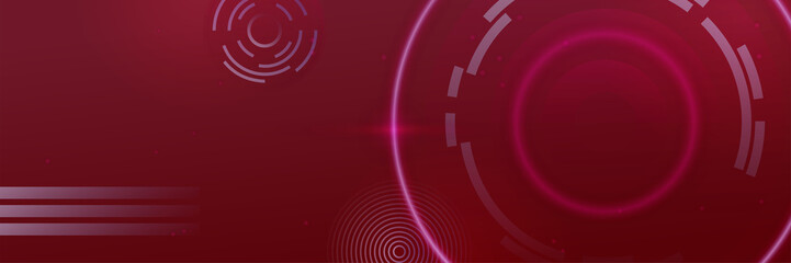 Abstract tech industrial web header banner