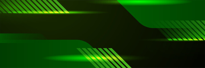 Abstract tech industrial web header banner