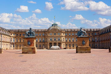 Fototapeta na wymiar Neues Schloss, Stuttgart