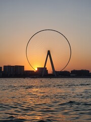 Obraz premium sunset over the city