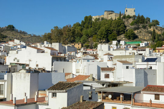View at the village of Monda on Andalusia, Spain