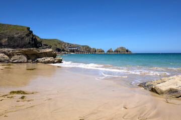 Trevose Head Point Mother Ivy's Bay Boobys Bay Constantine Bay Cornwall England UK