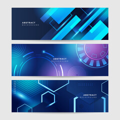 Wide Cyber security internet and networking concept. Hi-tech vector illustration with various technology elements. Abstract global sci fi concept. Digital internet communication on blue background.