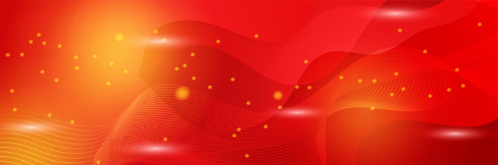 Website header or banner design with abstract geometric background and connecting dots and lines. Global network connection. Digital technology with plexus background and space for your text.