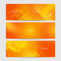 Website header or banner design with abstract geometric background and connecting dots and lines. Global network connection. Digital technology with plexus background and space for your text.