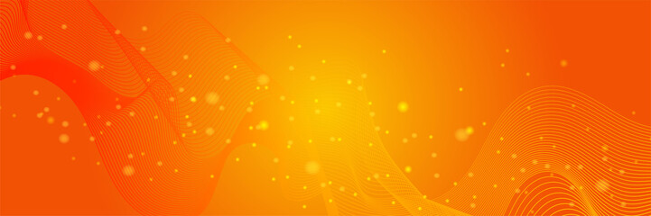 Website header or banner design with abstract geometric background and connecting dots and lines. Global network connection. Digital technology with plexus background and space for your text.