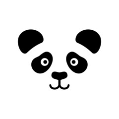 panda face logo