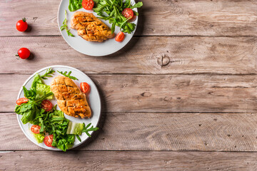 Grilled Chicken Fillet with vegetable salad
