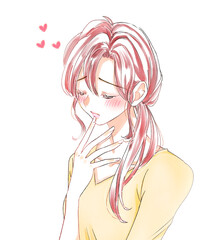 恋している女性