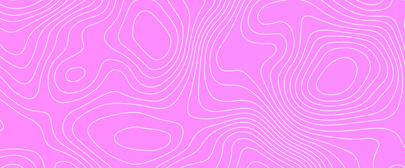 Map line of topography. Vector abstract topographic map concept, topography relief. Abstract background. Vector illustration. Outline cartography landscape., trendy cover with wavy colorful lines.
