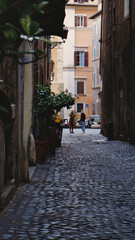 Streets in the center of Rome