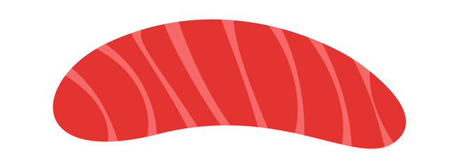 Rounded shape with abstract pattern. Vector illustration