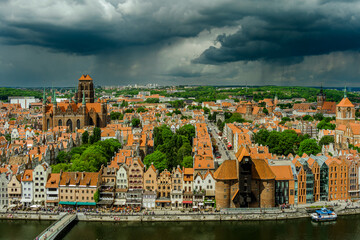 panorama of the gdansk old town © Jurand
