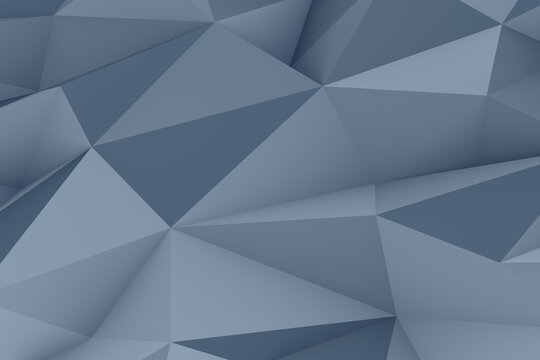 Low poly shapes polygonal background. Dark crystals, triangles mosaic 3d illustration © themefire
