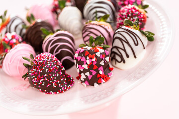 Chocolate dipped strawberries