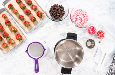 Chocolate dipped strawberries