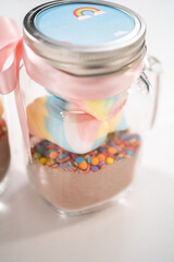Unicorn hot chocolate mix