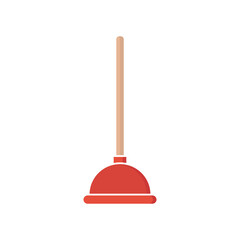 Plunger flat icon