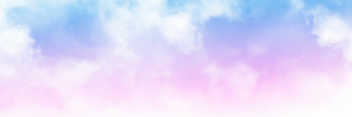 Obraz na płótnie Canvas Beautiful cloudscape panorama view
