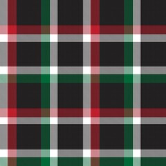 Red Asymmetric Plaid textured Seamless Pattern