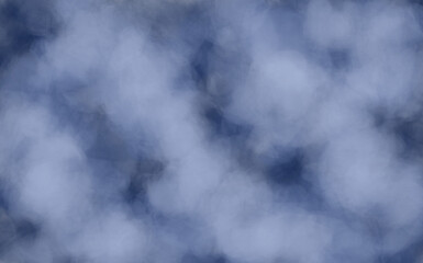 Dark blue abstract beautiful and colorful background gradients made using the texture of watercolor spots with clouds