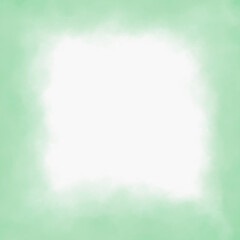 Fototapeta na wymiar Abstract art green square frame with liquid texture. gradient