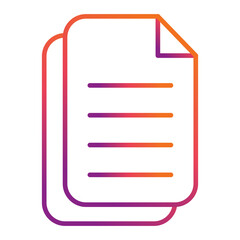 Obraz premium Document Icon