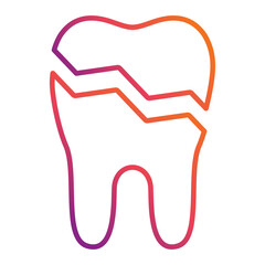 Broken Tooth Icon