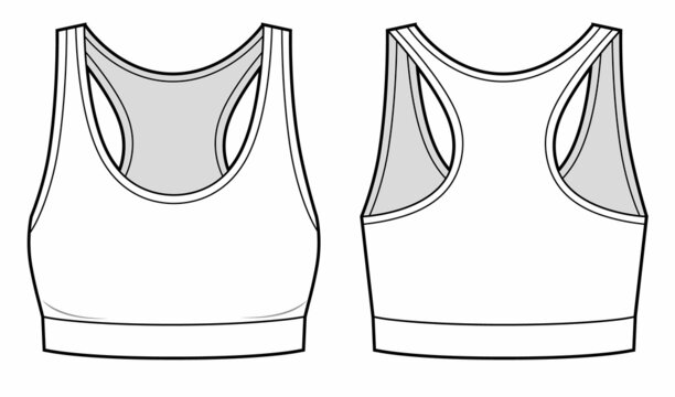 Sports Bra Template Images – Browse 3,031 Stock Photos, Vectors