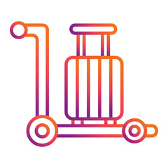 Airport Cart Icon