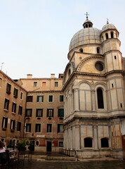 Fototapeta na wymiar Venice city view. Amazing architecture of Italy. 