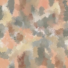 Abstract brown and green watercolor. Neutral earth seamless pattern. 