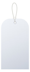 Blank store tag. Promo price label mockup